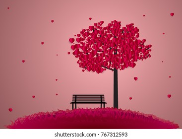 Trees of Love background