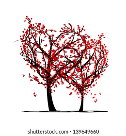 Trees of love for your design