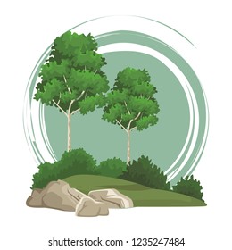 Trees nature landscape