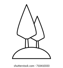 Trees nature symbol