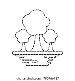 Trees nature symbol cartoon