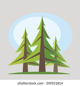 the trees on the lawn 2