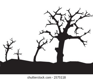 Trees on way