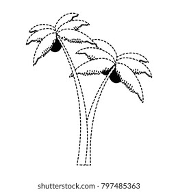 trees palms beach icons