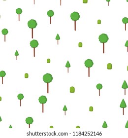 Trees pattern background