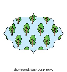 trees pattern design