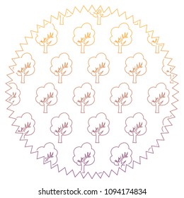 Trees pattern design