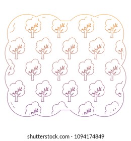 Trees pattern design