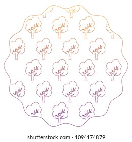 Trees pattern design