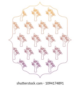 Trees pattern design