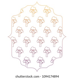 Trees pattern design