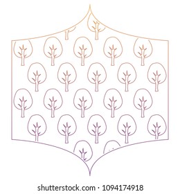 Trees pattern design