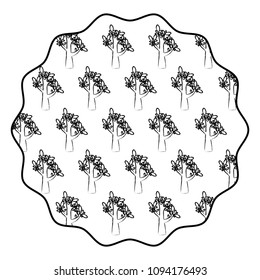 Trees pattern design