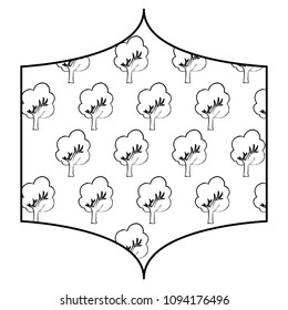 Trees pattern design