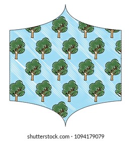Trees pattern design