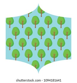 Trees pattern design