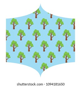 Trees pattern design