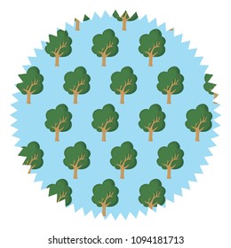 Trees pattern design