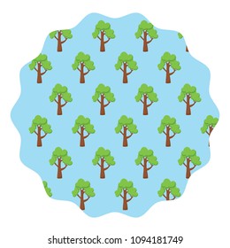 Trees pattern design