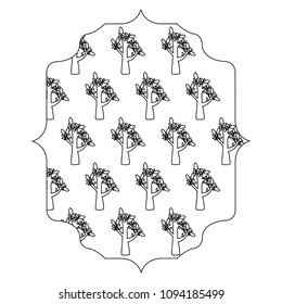 Trees pattern design