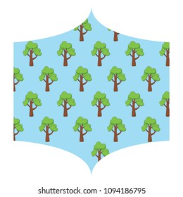 Trees pattern design