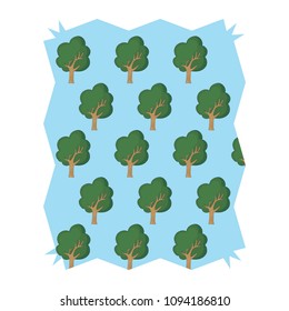 Trees pattern design