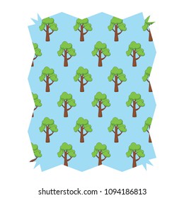 Trees pattern design
