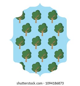 Trees pattern design