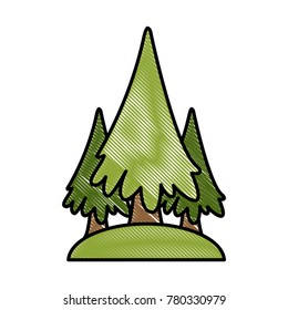 Trees pines symbol