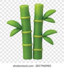 Trees and Plants Vector Icon Set | 3D icon set | bamboo