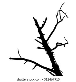 trees silhouette on vector style