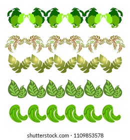 Trees top view for architecture landscape design projects
