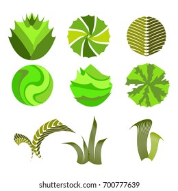 Trees top view for architecture landscape design projects