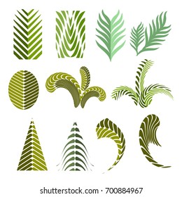 Trees top view for architecture landscape design projects