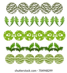 Trees top view for architecture landscape design projects
