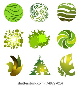 Trees top view for architecture landscape design projects