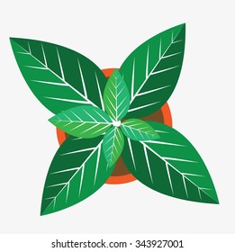 Trees - top view or  Easy to use in your landscape design projects