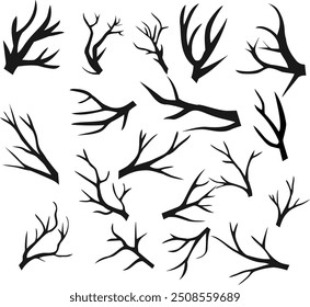 Trees and trunk Vector logo design