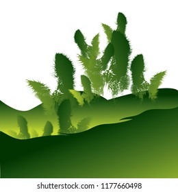 Trees vector Design for illustration image