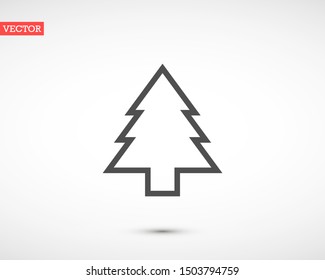 Trees vector icon. Trees for home icon. Trees for planting icon. Trees for sale eps flat design.