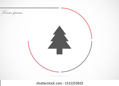 Trees vector icon. Trees for home icon. Trees for planting icon. Trees for sale eps flat design.