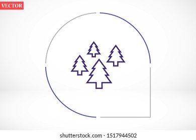 Trees vector icon. Trees for home icon. Trees for planting icon. Trees for sale eps flat design.