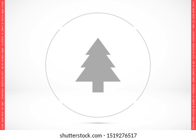 Trees vector icon. Trees for home icon. Trees for planting icon. Trees for sale eps flat design.