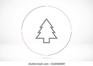 Trees vector icon. Trees for home icon. Trees for planting icon. Trees for sale eps flat design.