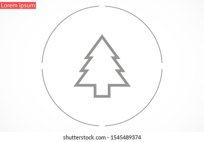 Trees vector icon. Trees for home icon. Trees for planting icon. Trees for sale eps flat design.