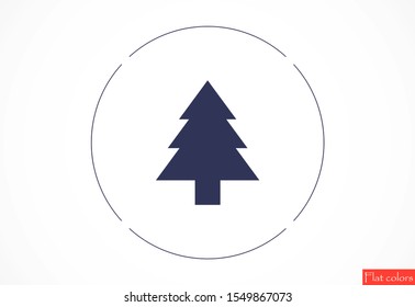 Trees vector icon. Trees for home icon. Trees for planting icon. Trees for sale eps flat design.