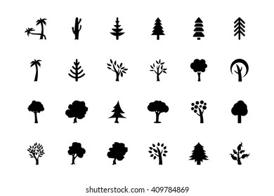 Trees Vector Icons 2