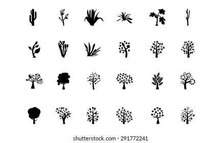 Trees Vector Icons