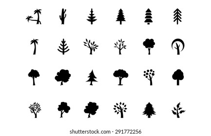 Trees Vector Icons svg