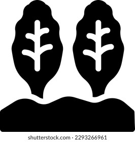 trees Vector illustration on a transparent background. Premium quality symmbols. Glyphs vector icons for concept and graphic design.